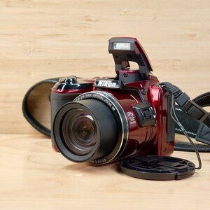 Nikon Coolpix L120 14MP 21x Zoom Digital Camera Red